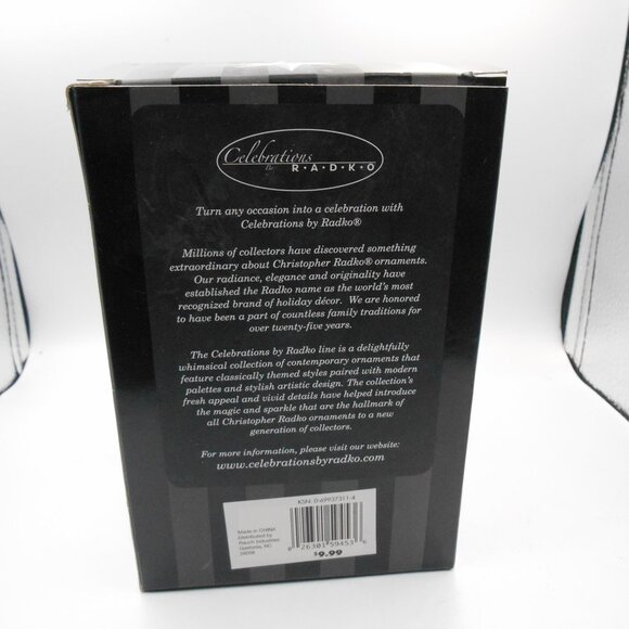 RADKO CELBRATIONS HAND CRAFTED CLASS GINGERBREAD MAN & CANDY CANE 2014 ORNAMENT - Picture 3 of 10